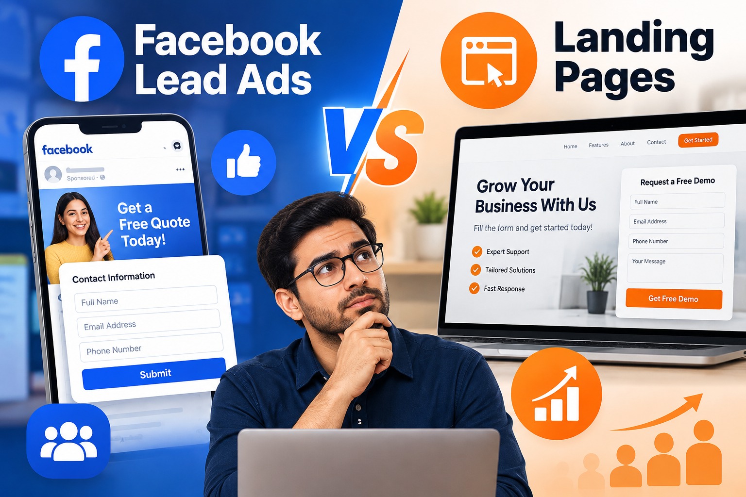 Facebook Lead Ads vs Landing Pages: Which Is Better for Lead Generation?
