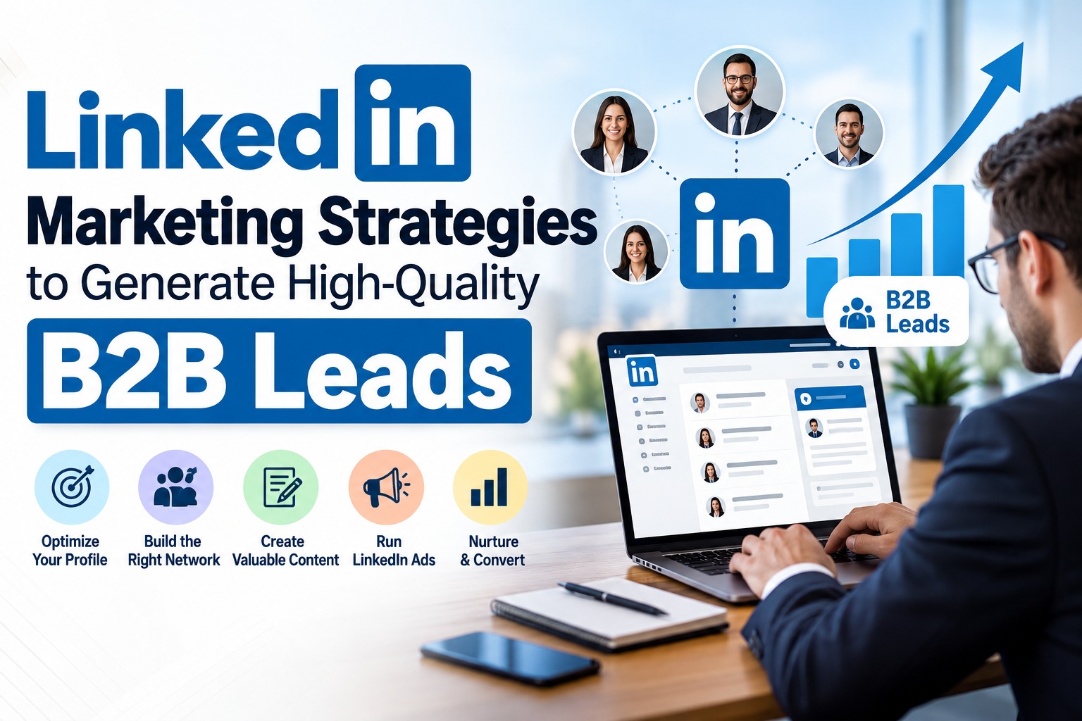 LinkedIn Marketing Strategies to Generate High-Quality B2B Leads